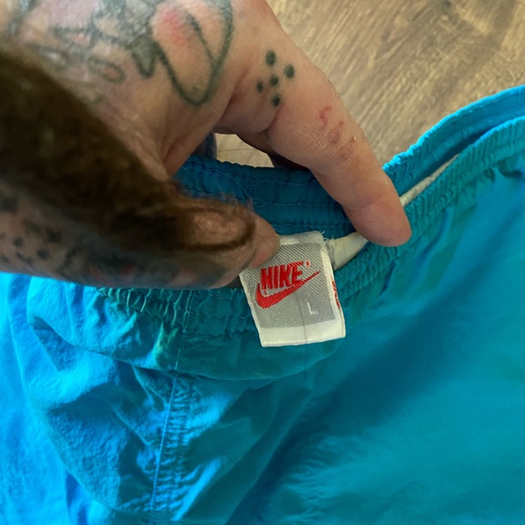 Baby blue y2k Nike shorts sz XL - Picture 4 of 4